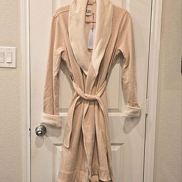 Ugg Duffield Robe- Oatmeal Heather - Picture 8 of 9
